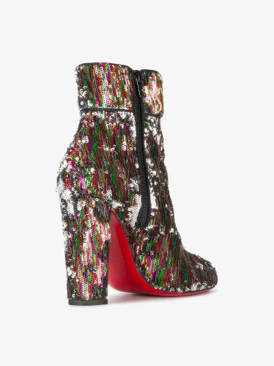 christian louboutin sequin boots