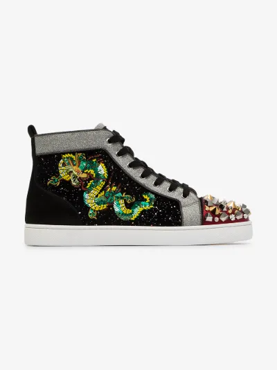 louboutin sparkly sneakers