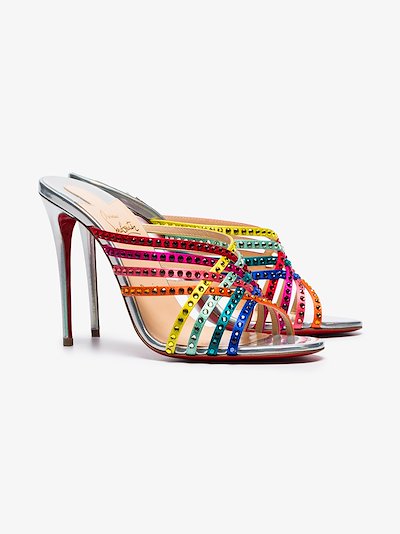 christian louboutin rainbow sandals