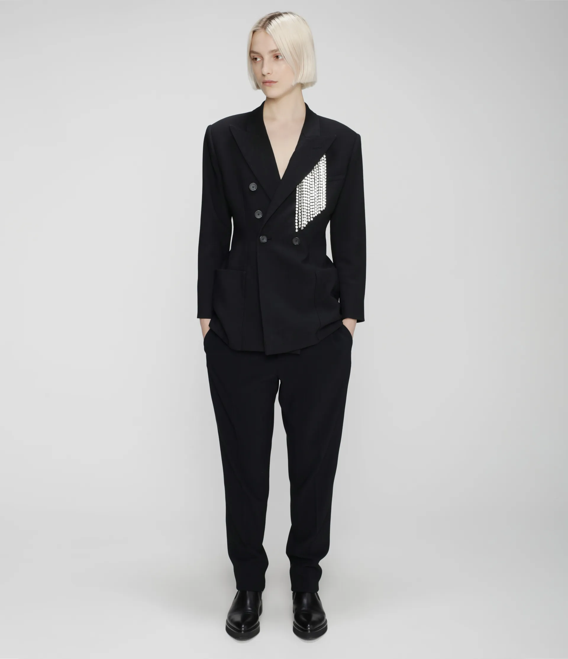 Cupchain Crystal Blazer Christopher Kane