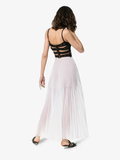 corset maxi dress