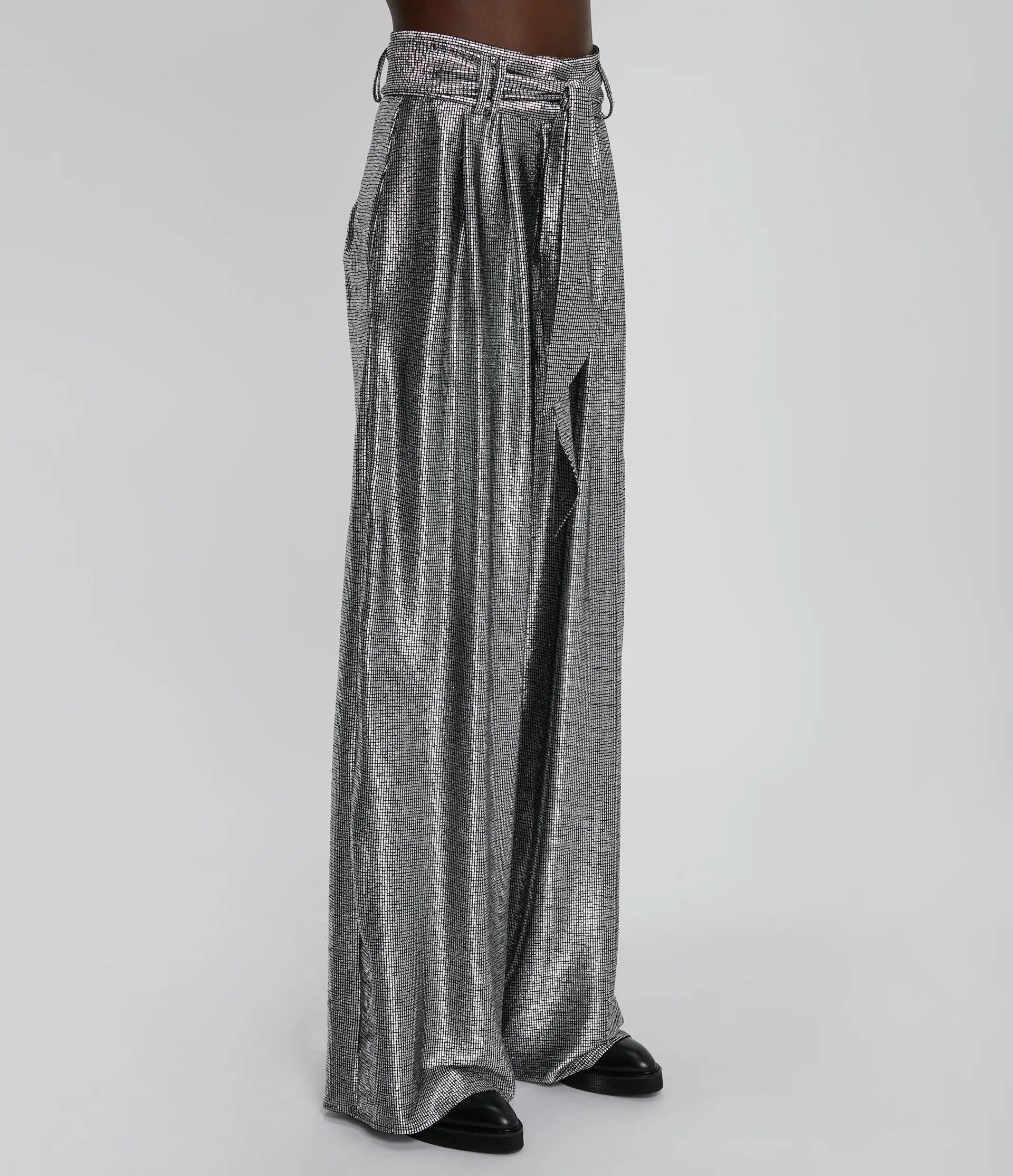 mesh wide leg trousers | Christopher Kane