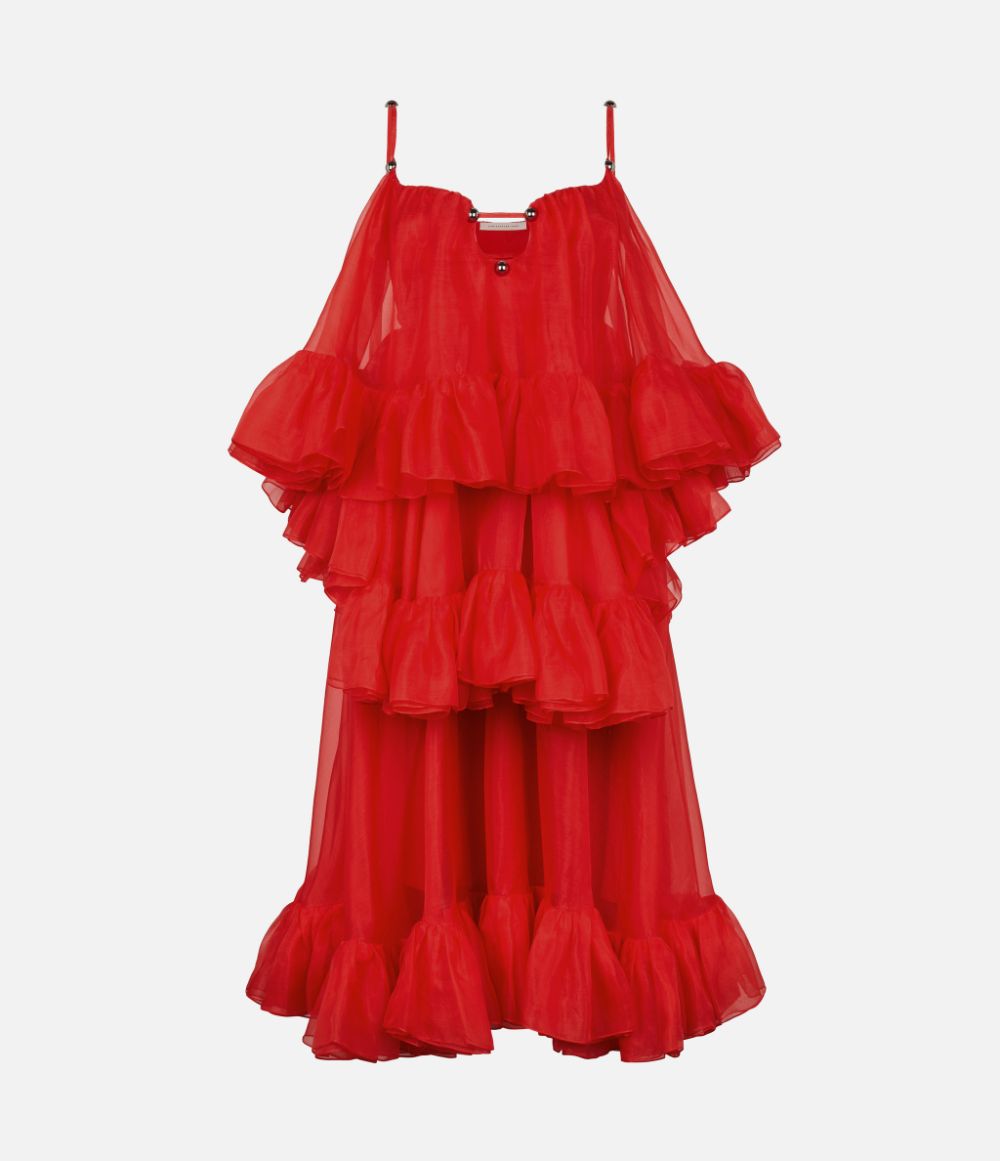 christopher kane red dress