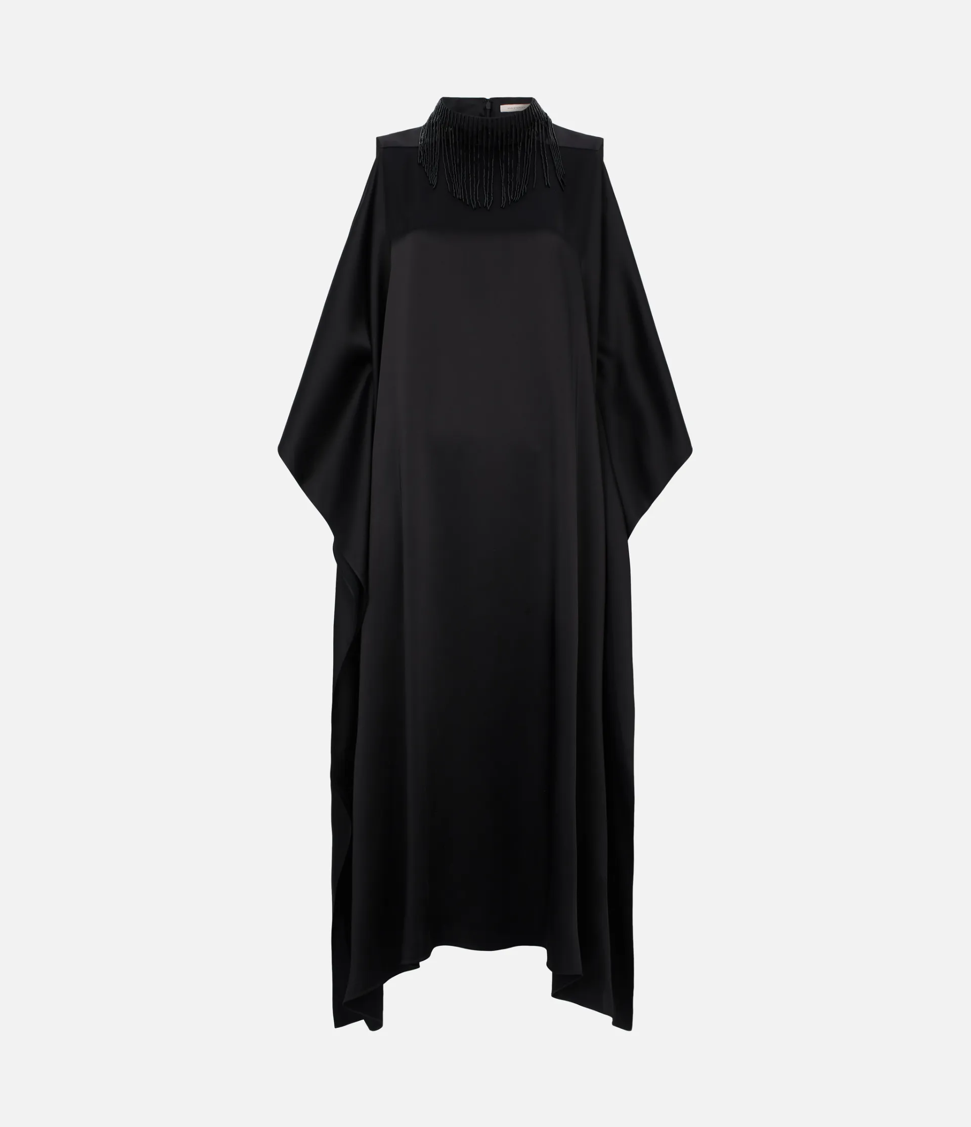 satin fringe dress