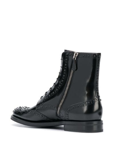 black brogue ankle boots