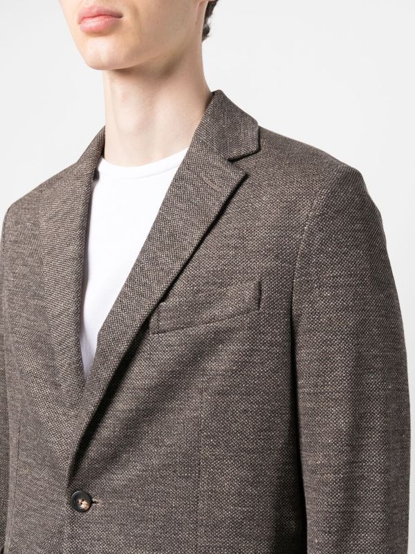 piqué weave linen-blend blazer | Circolo 1901 | Eraldo.com