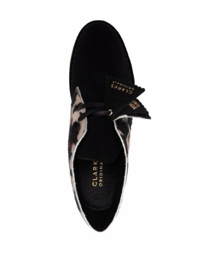 cow print clarks