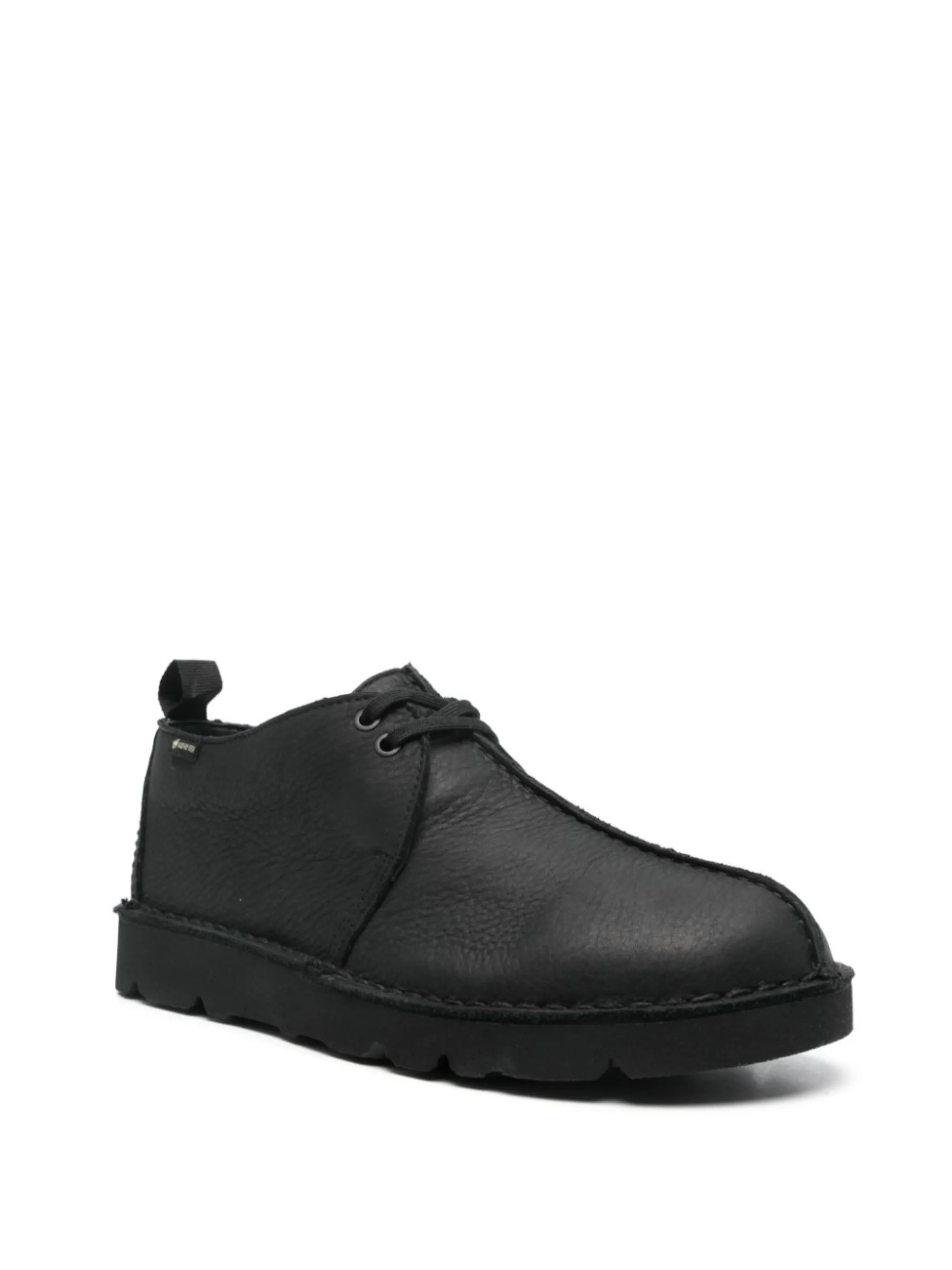 clarks desert trek black leather