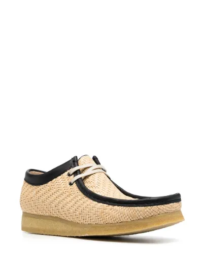 clarks woven leather shoes
