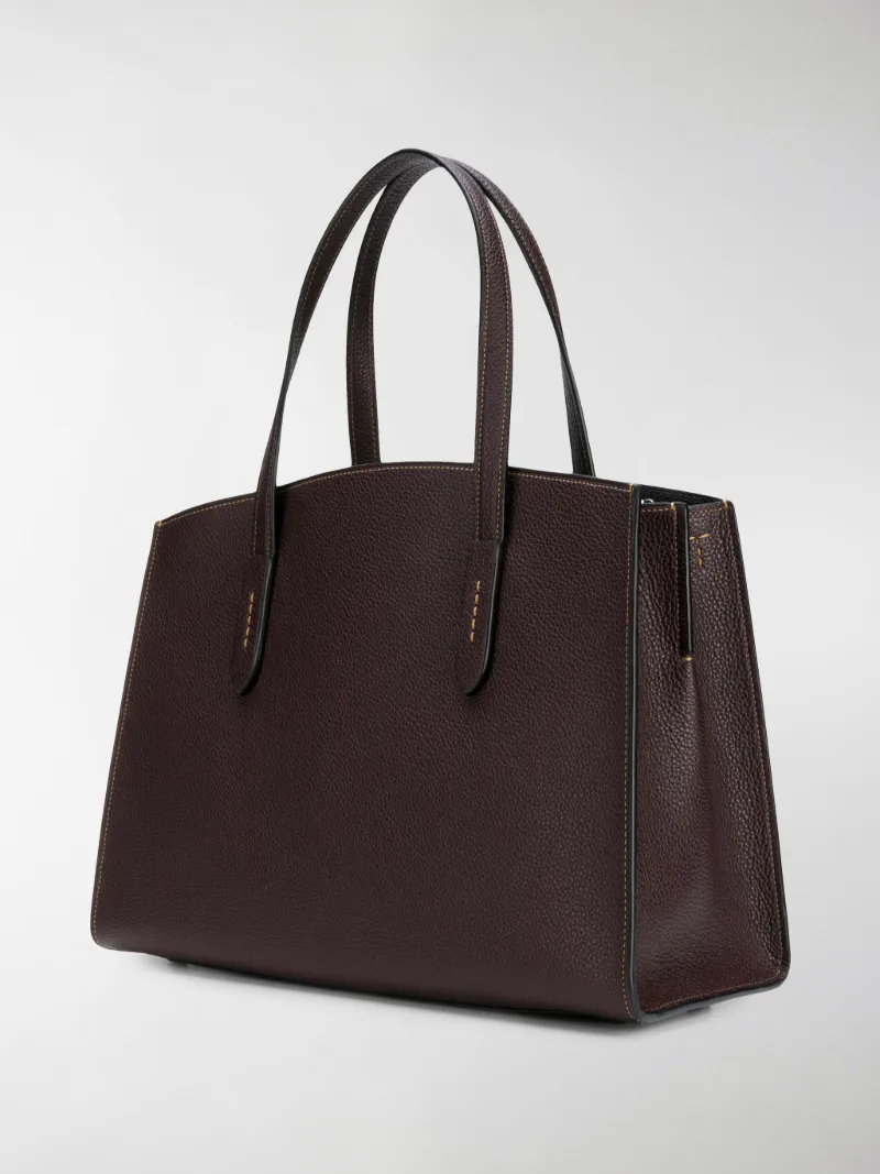 coach charlie carryall 28 oxblood