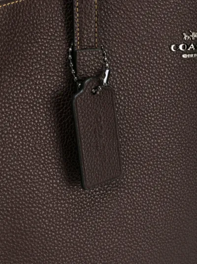 coach charlie carryall 28 oxblood