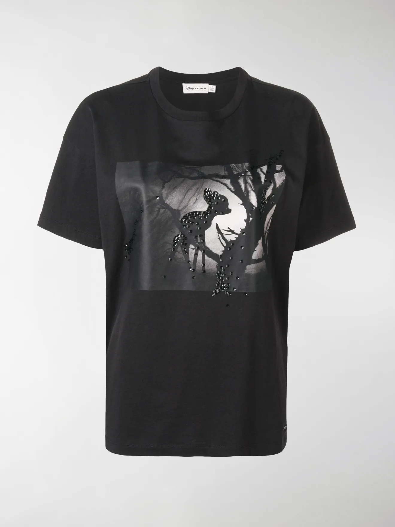 Coach Disney Bambi print T-shirt black 