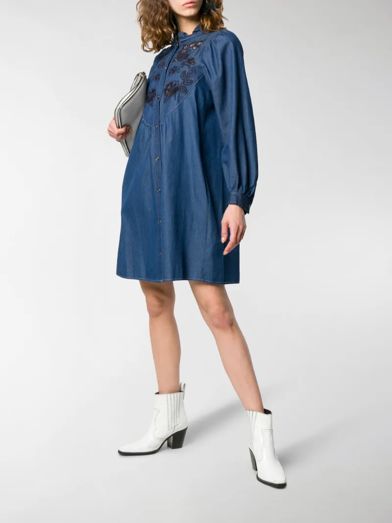 coach denim dress