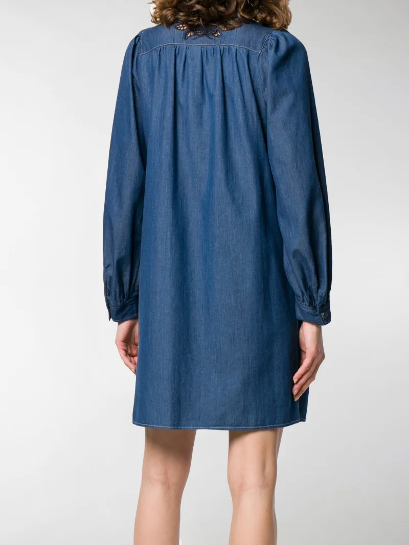 coach denim dress