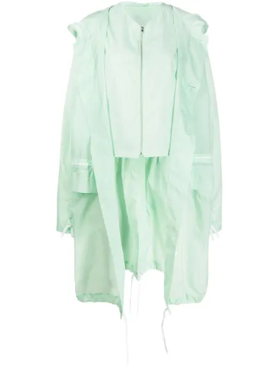 drawstring raincoat