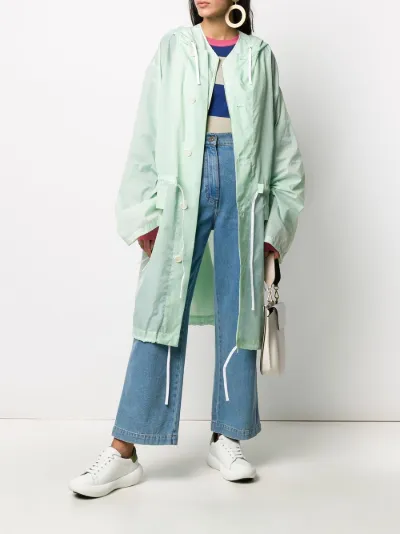 button up raincoat
