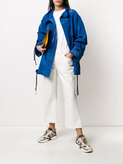 drawstring rain jacket