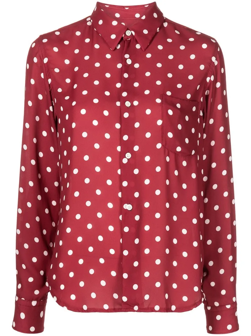 comme de garcons polka dot