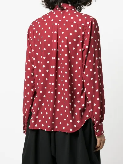 comme de garcons polka dot