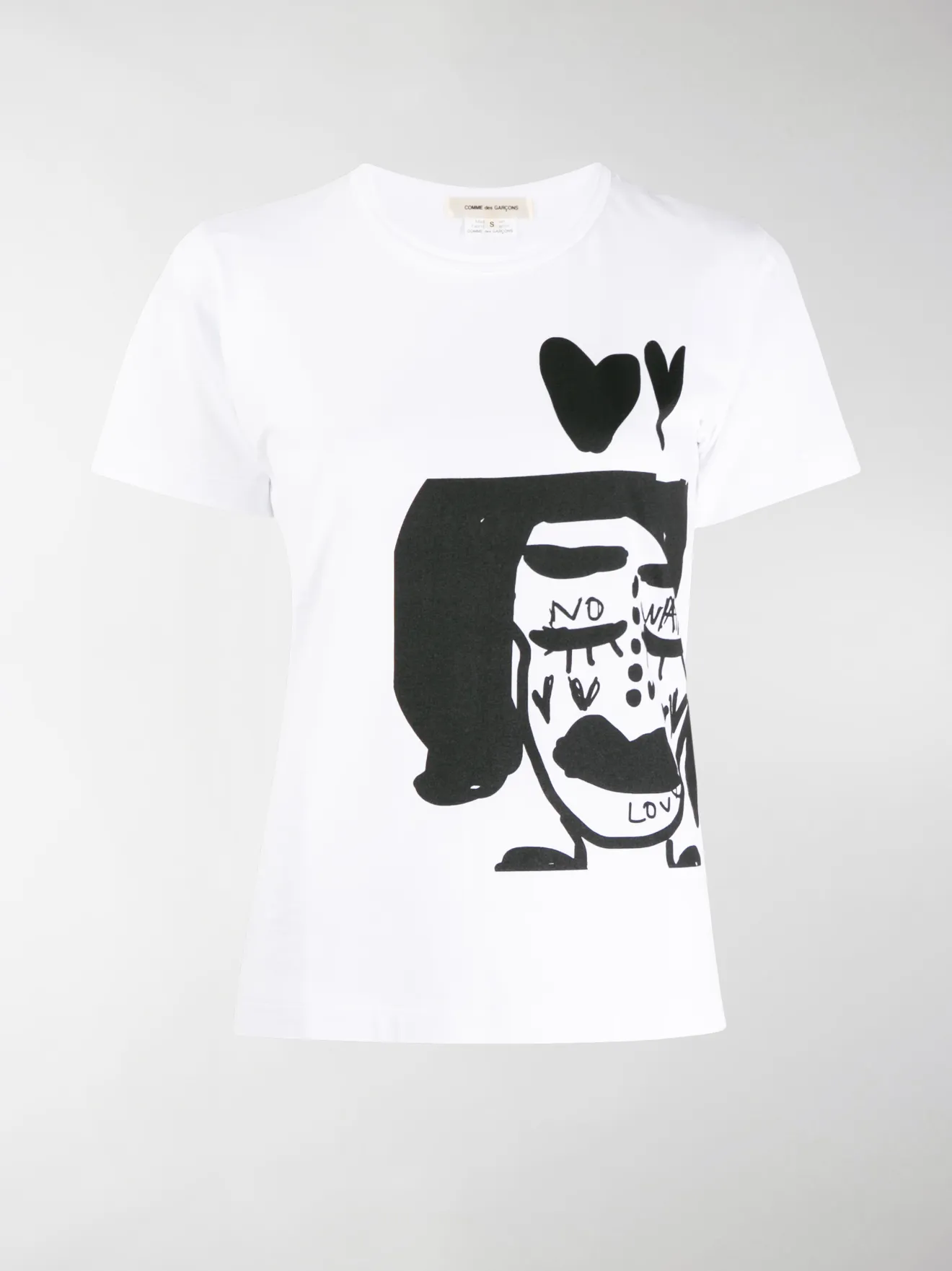 comme des garcons graphic tee