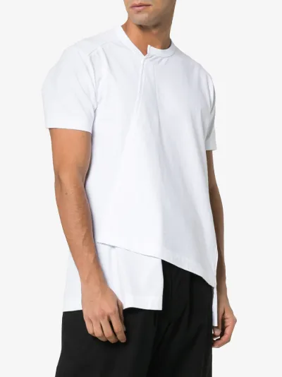comme des garcons homme plus asymmetric shirt