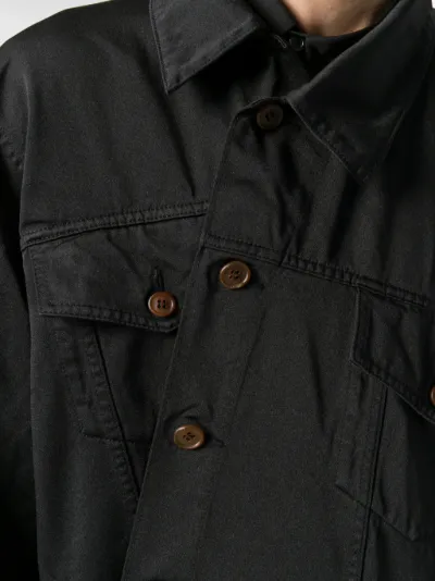 comme des garcons homme plus asymmetric shirt