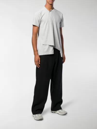comme des garcons homme plus asymmetric shirt