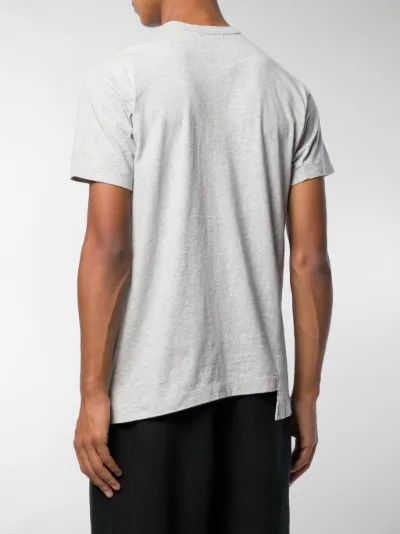 Comme Des Garçons Homme Plus asymmetric T-shirt grey | MODES