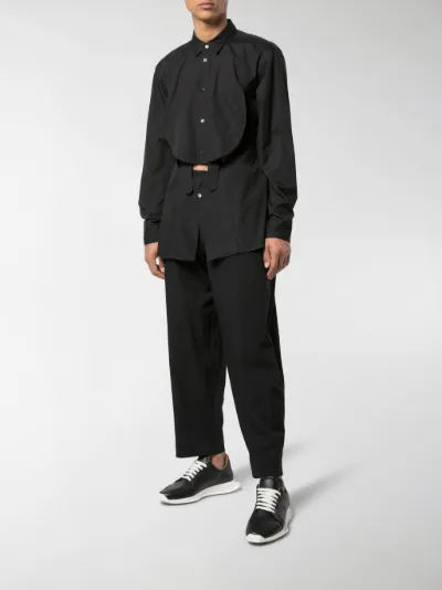 comme des garcons drop crotch pants