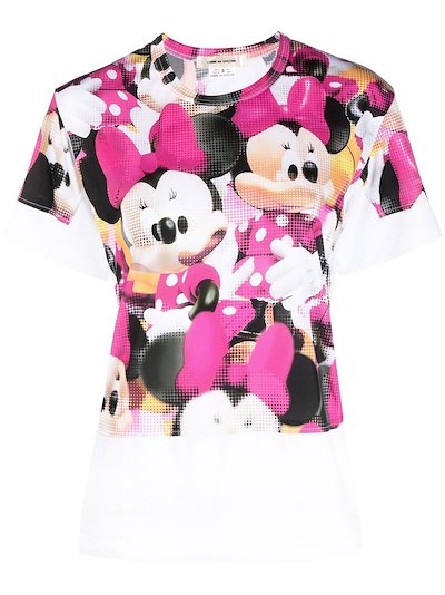 Comme Des Garçons - Minnie Mouse print cotton T-shirt