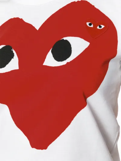 Comme Des Garcons Play heart eyes T shirt Eraldo TL