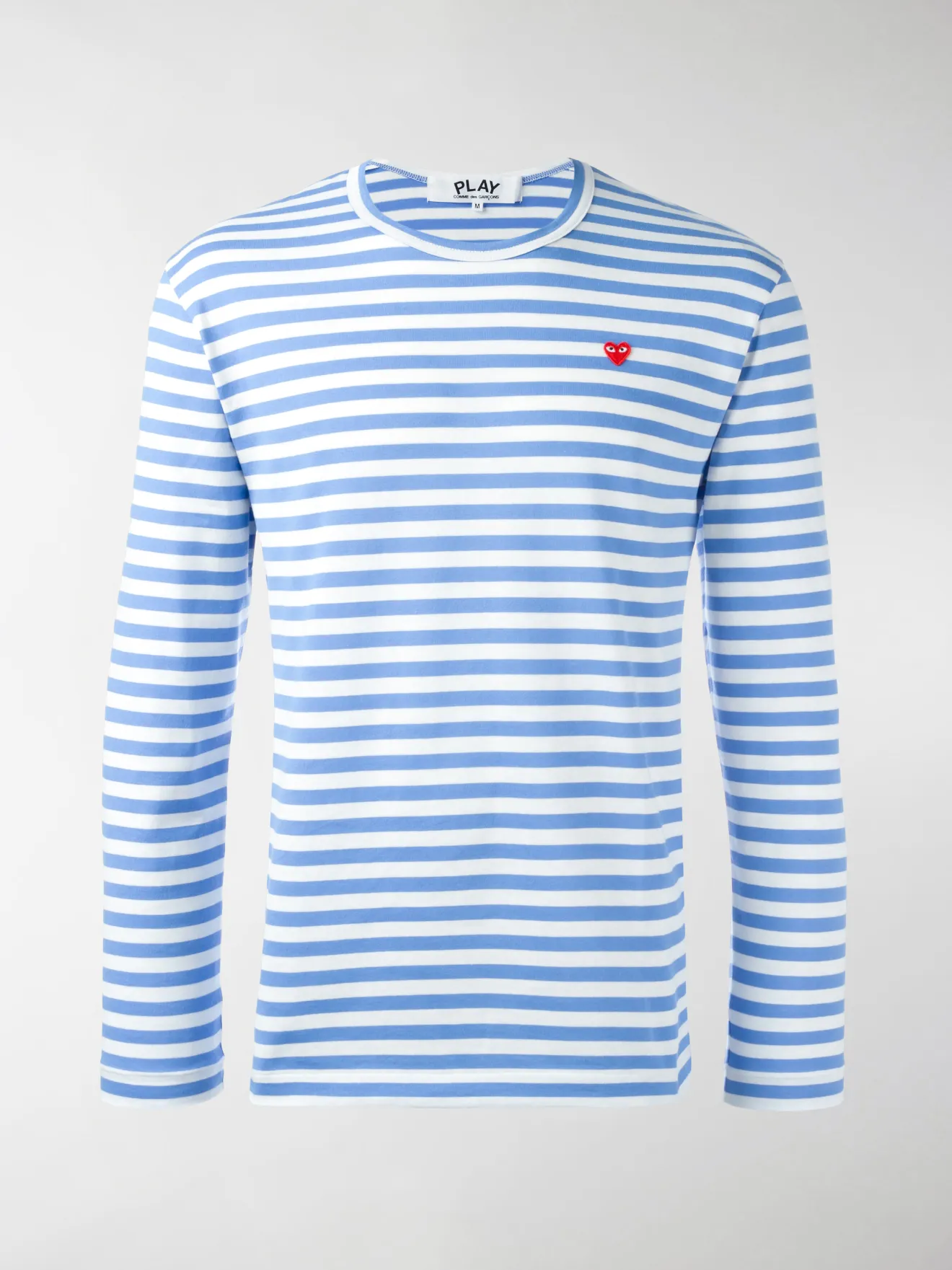 comme des garcons t shirt blue