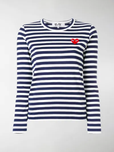 comme des garcons striped top