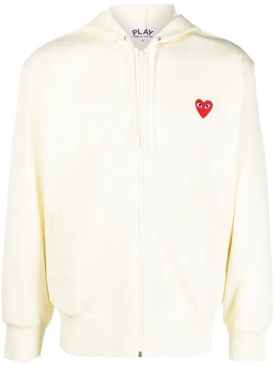 Comme Des Garcons Play heart logo zipped hoodie Eraldo KR