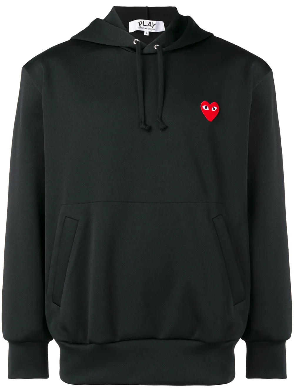 comme de garcon heart patch