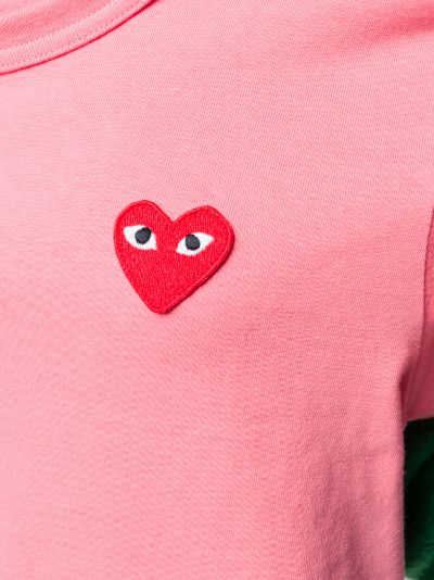 comme des garcons play pink heart