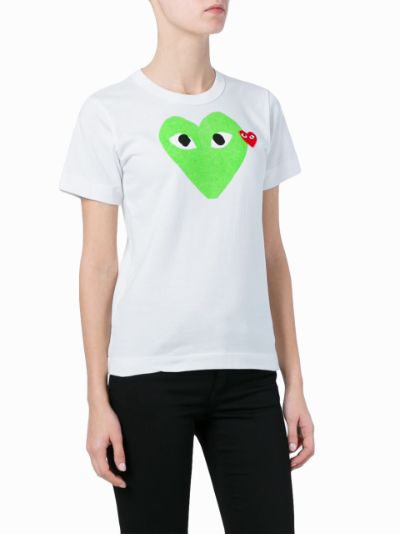 Comme des garcons green heart best sale