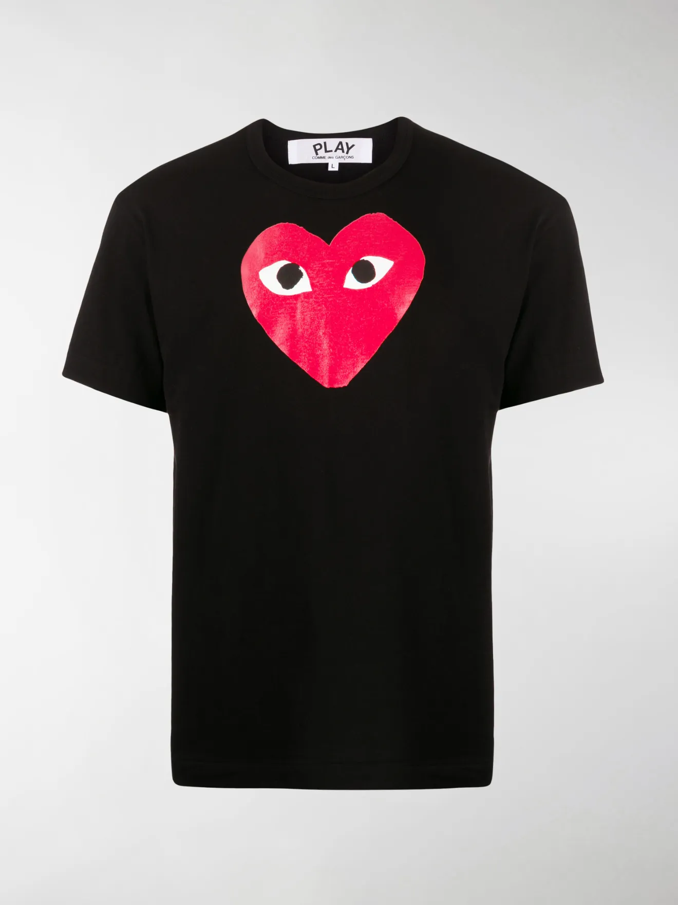 comme des garcons t shirt heart