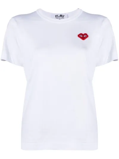 Comme des garcons play cheap white shirt