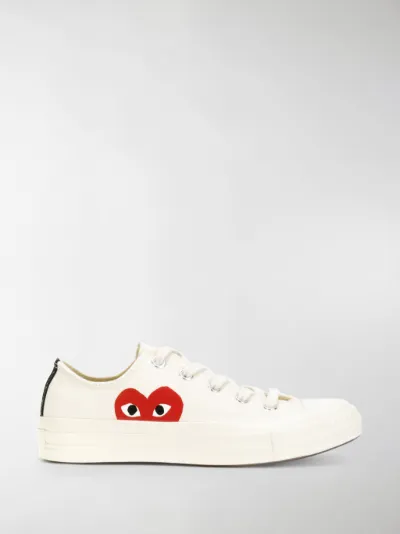 comme des garcons white trainers