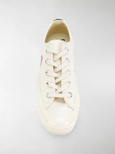 comme des garcons white trainers