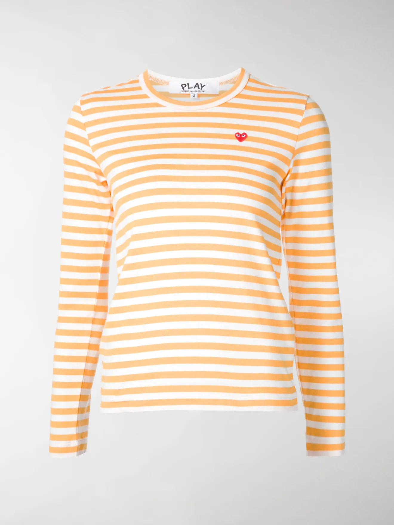 comme des garcons yellow shirt