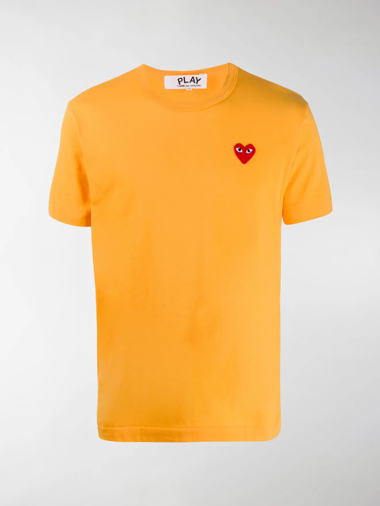 comme des garcons play colour series logo tee