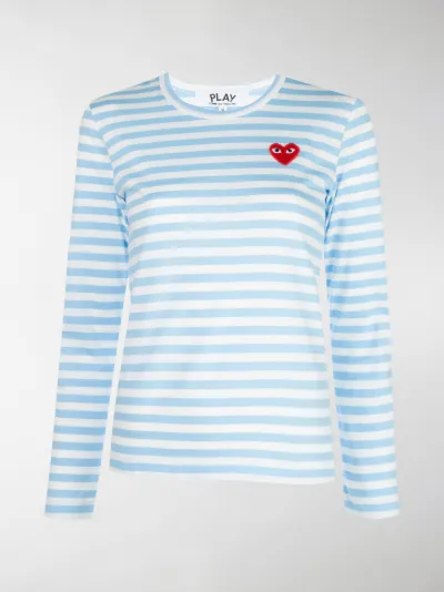 commes de garcon striped top