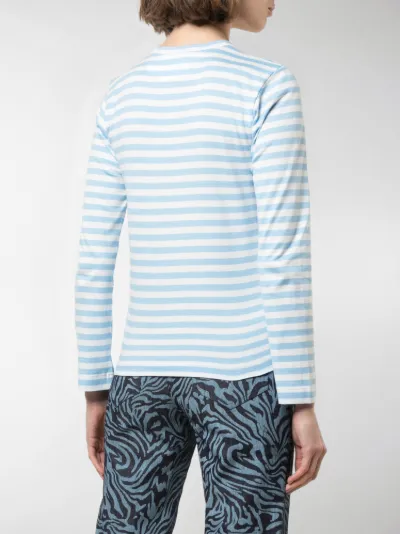 comme de garcons striped long sleeve