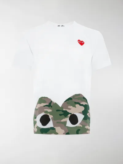 comme des garcons play t shirt uomo
