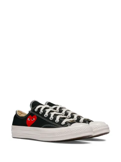 Converse looking shoes with heart online