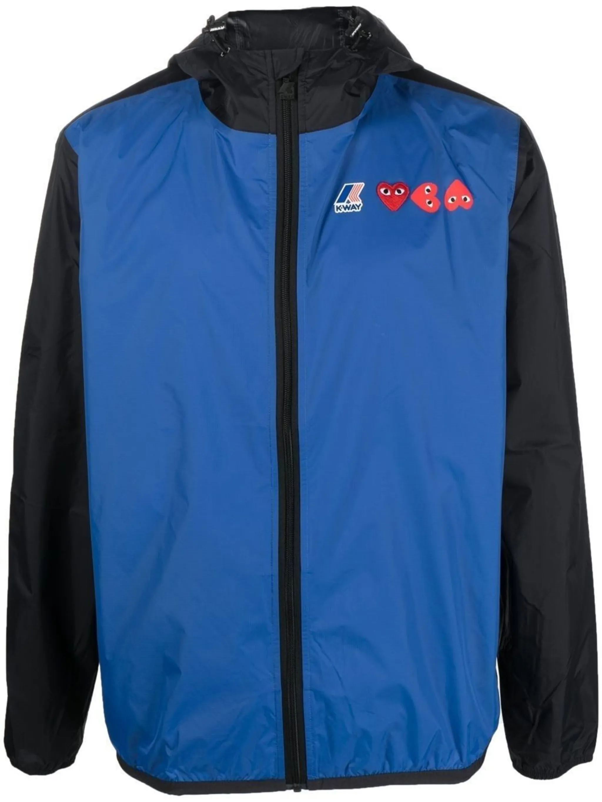 直営店に限定 Comme lightweight Heart-patch K-Way x Play Garçons Des ジャケット・アウター