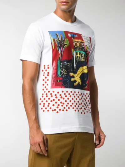 Comme des garcons shirt jean-michel basquiat print outlet tee