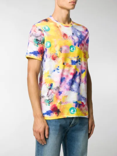 comme des garcons neon shirt